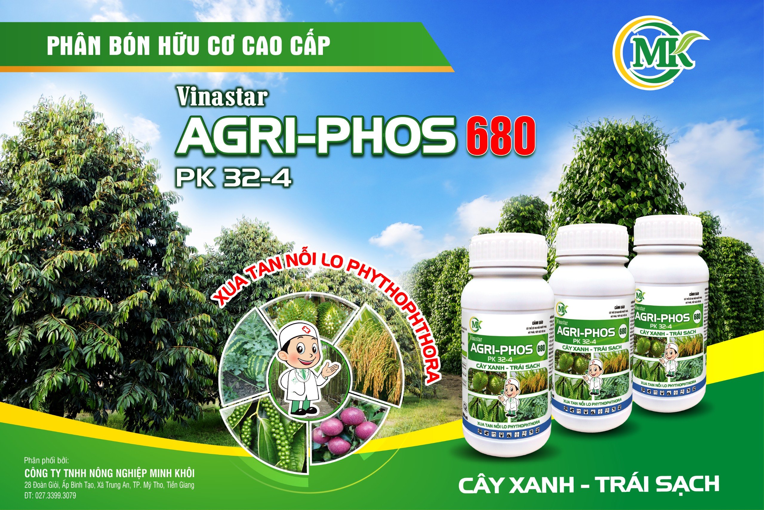 AGRI-PHOS 680 (PK 32-4) - Chai 500ml